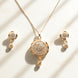 Locket Set - Empress's Emblem Gold Plated Locket Set - Opal Touch