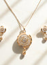Locket Set - Empress's Emblem Gold Plated Locket Set - Opal Touch