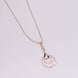 Earrings - Enchanted Bloom Rose Gold Plated Locket Set with Earrings - Opal Touch
