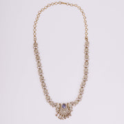 Necklace - Enchanted Butterfly Mehendi Plated Necklace Set - Opal Touch