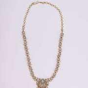 Necklace - Enchanted Butterfly Mehendi Plated Necklace Set - Opal Touch