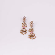 Necklace - Enchanted Butterfly Mehendi Plated Necklace Set - Opal Touch