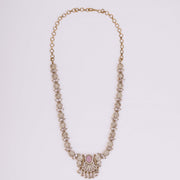 Necklace - Enchanted Butterfly Mehendi Plated Necklace Set - Opal Touch