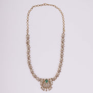 Necklace - Enchanted Butterfly Mehendi Plated Necklace Set - Opal Touch