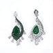 Earrings - Enchanted Dew Black Plated Earrings - Opal Touch