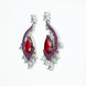 Earrings - Enchanted Dew Black Plated Earrings - Opal Touch