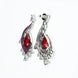 Earrings - Enchanted Dew Black Plated Earrings - Opal Touch