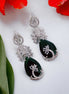 Opal Touch - Enchanted Emerald Earrings - Earrings