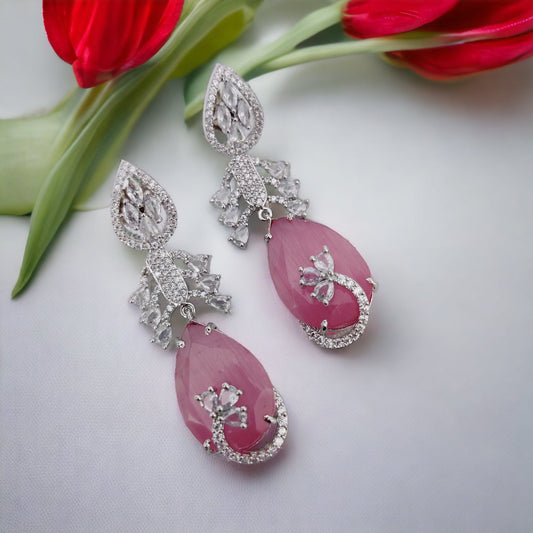 Opal Touch - Enchanted Emerald Earrings - Earrings