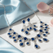 Enchanted Emerald Elegance Necklace in Rhodium - Opal Touch