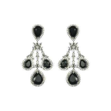 Enchanted Emerald Elegance Necklace in Rhodium - Opal Touch
