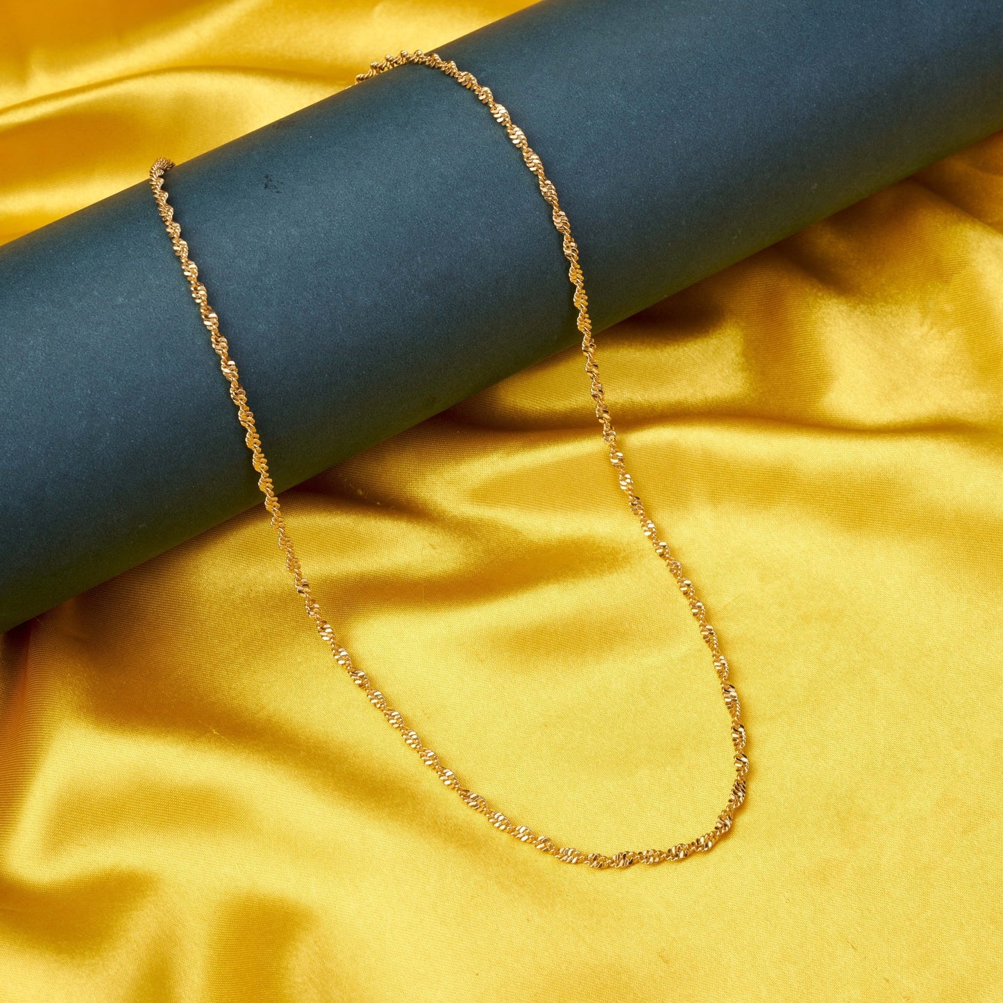 Chain - Enchanted Glamorous Gold Plated Chain - Opal Touch