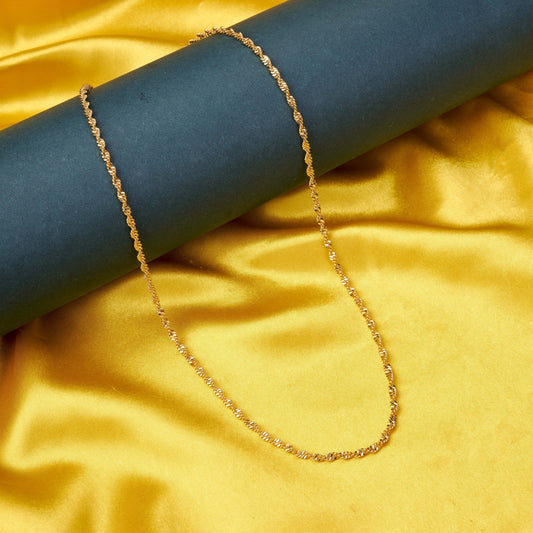 Chain - Enchanted Glamorous Gold Plated Chain - Opal Touch