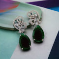Opal Touch - Enchanted Green Earrings - Earrings