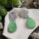 Opal Touch - Enchanted Green Earrings - Earrings