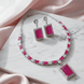 Enchanted Ivy Green Necklace in Rhodium - Opal Touch