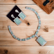 Opal Touch - Enchanted Ivy Green Necklace in Rhodium - Necklace
