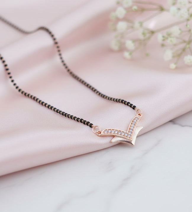 Enchanted Petals Mangalsutra - Opal Touch