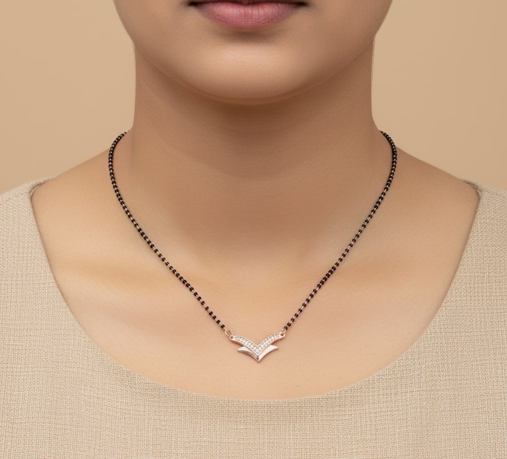 Enchanted Petals Mangalsutra - Opal Touch