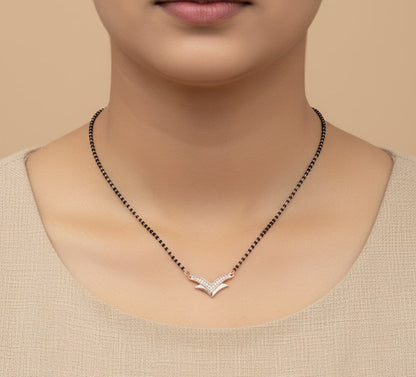 Enchanted Petals Mangalsutra - Opal Touch