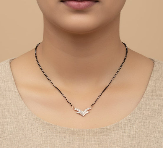 Enchanted Petals Mangalsutra - Opal Touch
