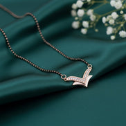 Enchanted Petals Mangalsutra - Opal Touch