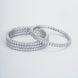 Opal Touch - Enchanted Rhodium Bangles Set (Pack of 4) - Bangles