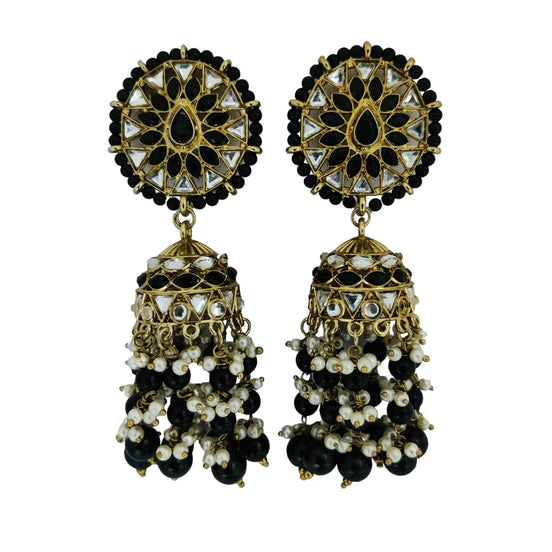 Opal Touch - Enchanted Round Moti Jhumkas - Jhumka