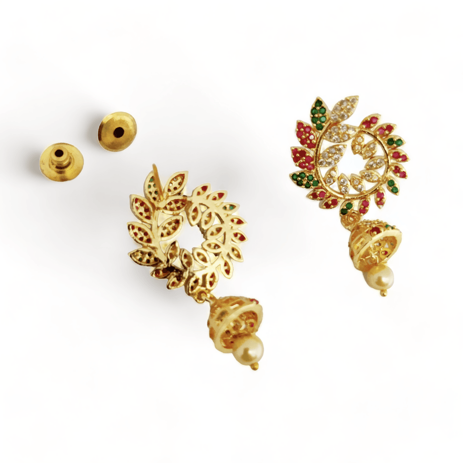 Opal Touch - Enchanted Sapphire Sparkle Earrings - Earrings