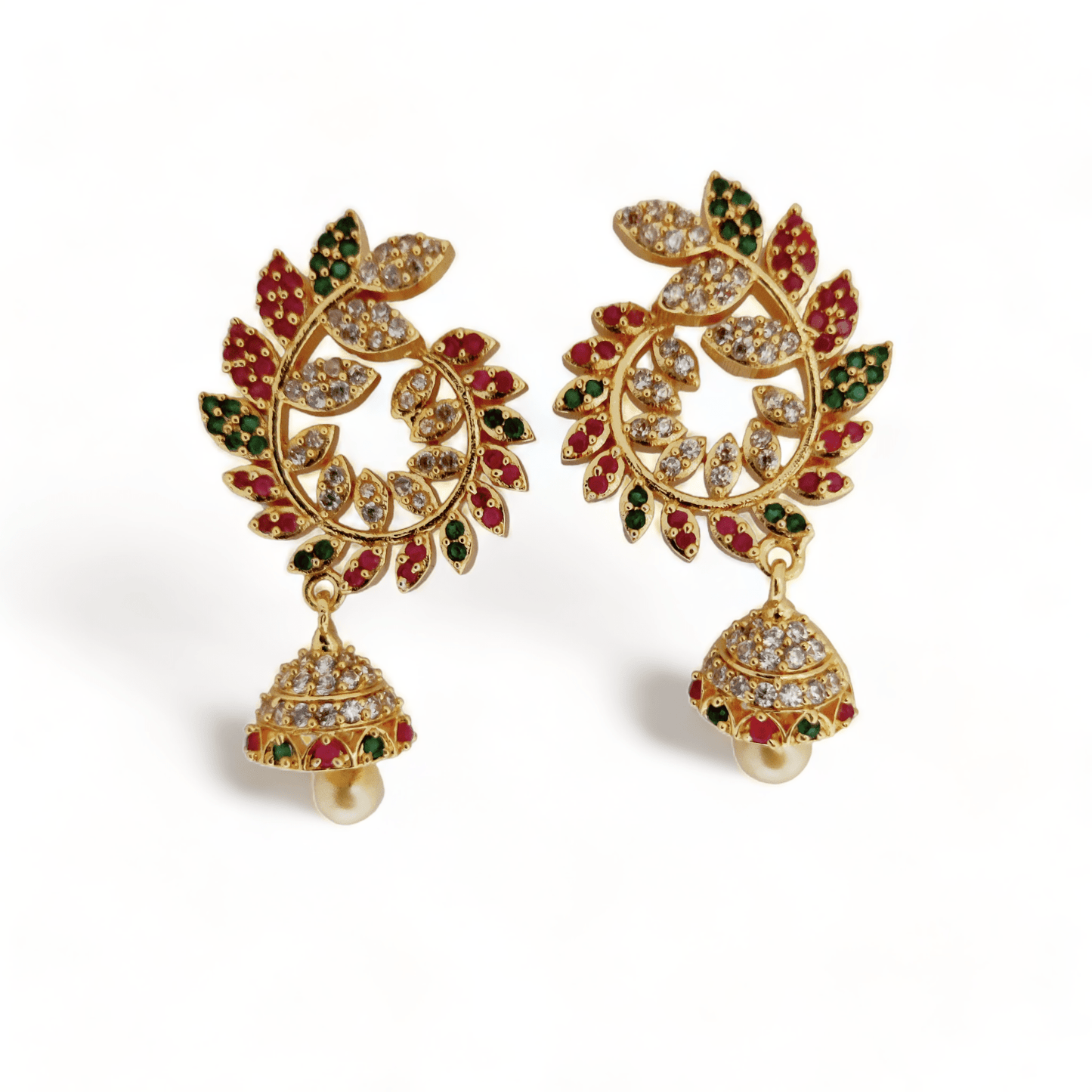 Opal Touch - Enchanted Sapphire Sparkle Earrings - Earrings