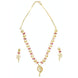 Necklace - Enchanted Sprial Gold Plated Necklace Set - Opal Touch
