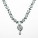 Necklace - Enchanted Sprial Rhodium Plated Necklace Set - Opal Touch