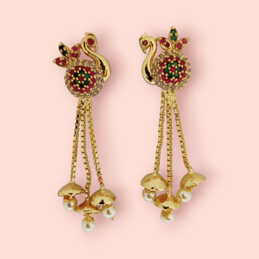 Opal Touch - Enchanted Topaz Sparkle Earrings - Earrings