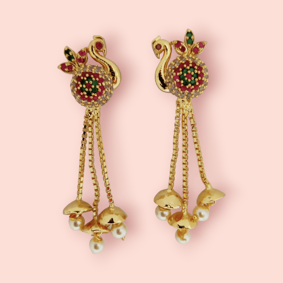 Opal Touch - Enchanted Topaz Sparkle Earrings - Earrings