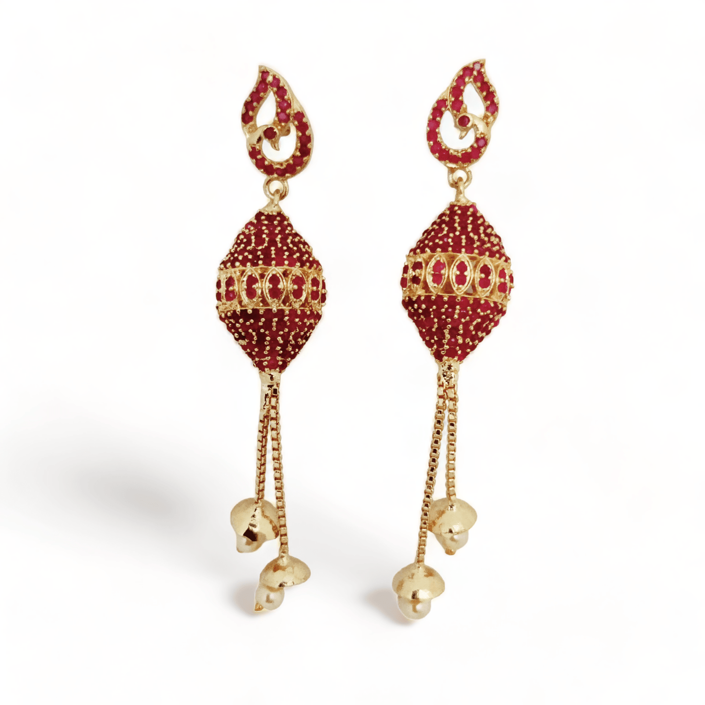 Opal Touch - Enchanted Tricolor Gleam Earrings - Earrings