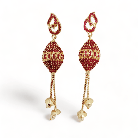 Opal Touch - Enchanted Tricolor Gleam Earrings - Earrings
