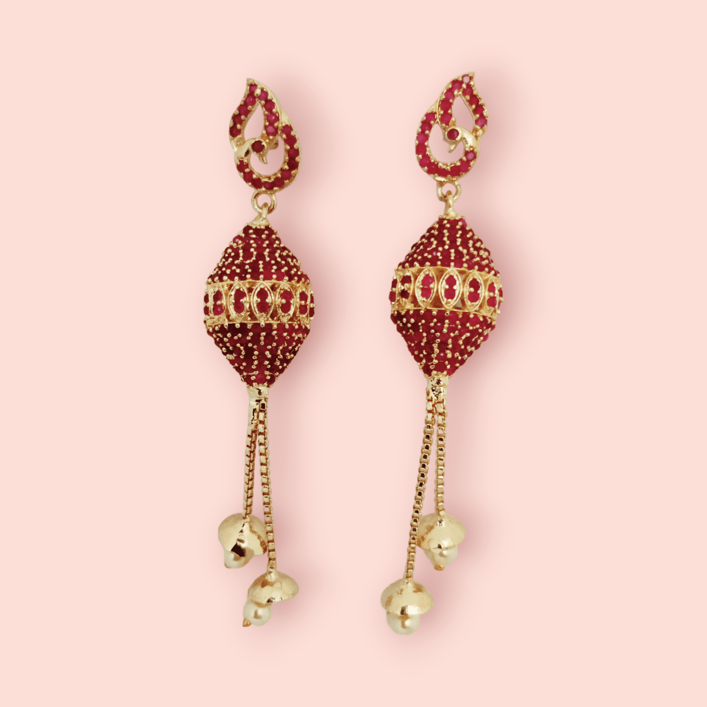 Opal Touch - Enchanted Tricolor Gleam Earrings - Earrings