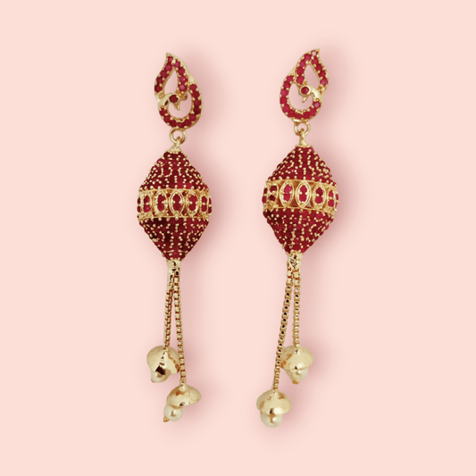 Opal Touch - Enchanted Tricolor Gleam Earrings - Earrings