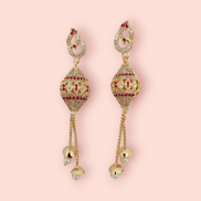 Opal Touch - Enchanted Tricolor Gleam Earrings - Earrings