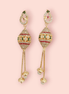 Opal Touch - Enchanted Tricolor Gleam Earrings - Earrings