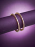 Opal Touch - Enchanting AD Gold Bangles (Pack of 2) - Bangles
