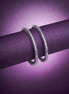 Opal Touch - Enchanting AD Rhodium Bangles (Pack of 2) - Bangles