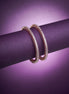 Opal Touch - Enchanting AD Rose Gold Bangles (Pack of 2) - Bangles