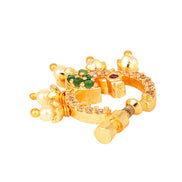 Opal Touch - Enchanting Emerald Nose Pin - Nose pin