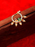 Opal Touch - Enchanting Emerald Nose Pin - Nose pin