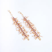 Opal Touch - Enchanting Pearl Alloy Ear Chain - Ear chain (Matil)