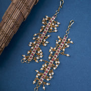 Opal Touch - Enchanting Pearl Alloy Ear Chain - Ear chain (Matil)