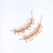 Opal Touch - Enchanting Pearl Alloy Ear Chain - Ear chain (Matil)