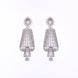 Opal Touch - Enchanting Rhodium Earrings - Earrings