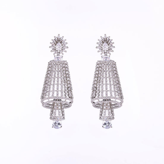 Opal Touch - Enchanting Rhodium Earrings - Earrings